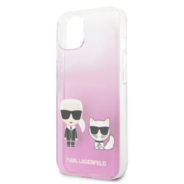 Чехол Karl Lagerfeld Karl and Choupette для iPhone 13 Pink (KLHCP13MCKTRP)