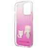 Чохол Karl Lagerfeld Karl and Choupette для iPhone 13 Pro Pink (KLHCP13LCKTRP)