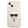 Чохол Karl Lagerfeld Glitter Karl's Head для iPhone 13 mini Gold (KLHCP13SKHTUGLGO)