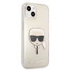 Чехол Karl Lagerfeld Glitter Karl's Head для iPhone 13 Gold (KLHCP13MKHTUGLGO)