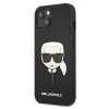 Чохол Karl Lagerfeld Saffiano Iconic Karl's Head для iPhone 13 mini Black (KLHCP13SSAKHBK)
