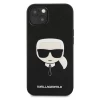 Чехол Karl Lagerfeld Saffiano Iconic Karl's Head для iPhone 13 mini Black (KLHCP13SSAKHBK)