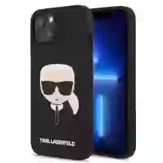Чохол Karl Lagerfeld Karl's Head для iPhone 13 mini Black (KLHCP13SSLKHBK)