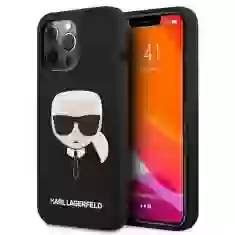 Чехол Karl Lagerfeld Karl's Head для iPhone 13 Pro Max Black (KLHCP13XSLKHBK)