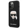 Чехол Karl Lagerfeld Karl's Head для iPhone 13 Pro Max Black (KLHCP13XSLKHBK)