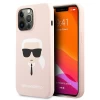 Чохол Karl Lagerfeld Silicone Karl`s Head для iPhone 13 | 13 Pro Light Pink (KLHCP13LSLKHLP)