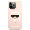 Чехол Karl Lagerfeld Silicone Karl`s Head для iPhone 13 | 13 Pro Light Pink (KLHCP13LSLKHLP)