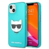 Чохол Karl Lagerfeld Glitter Choupette Fluo для iPhone 13 Blue (KLHCP13MCHTRB)