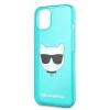 Чохол Karl Lagerfeld Glitter Choupette Fluo для iPhone 13 Blue (KLHCP13MCHTRB)