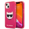 Чохол Karl Lagerfeld Glitter Choupette Fluo для iPhone 13 mini Pink (KLHCP13SCHTRP)