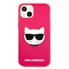 Чехол Karl Lagerfeld Glitter Choupette Fluo для iPhone 13 Pink (KLHCP13MCHTRP)