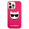 Чохол Karl Lagerfeld Glitter Choupette Fluo для iPhone 13 Pro Max Pink (KLHCP13XCHTRP)