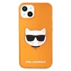 Чохол Karl Lagerfeld Glitter Choupette Fluo для iPhone 13 mini Orange (KLHCP13SCHTRO)