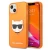 Чохол Karl Lagerfeld Glitter Choupette Fluo для iPhone 13 Orange (KLHCP13MCHTRO)