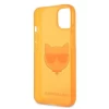 Чохол Karl Lagerfeld Glitter Choupette Fluo для iPhone 13 Orange (KLHCP13MCHTRO)