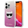 Чехол Karl Lagerfeld Saffiano Choupette Head для iPhone 13 Pro Pink (KLHCP13LCTRP)