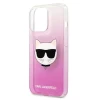 Чехол Karl Lagerfeld Saffiano Choupette Head для iPhone 13 Pro Pink (KLHCP13LCTRP)
