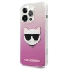 Чохол Karl Lagerfeld Saffiano Choupette Head для iPhone 13 Pro Max Pink (KLHCP13XCTRP)