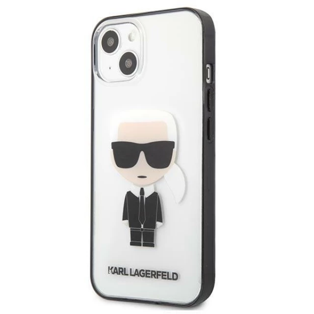 Чехол Karl Lagerfeld Iconic Karl для iPhone 13 mini Transparent (KLHCP13SHIKCK)
