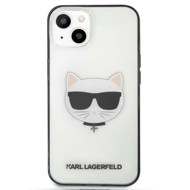 Чохол Karl Lagerfeld Iconic Choupette для iPhone 13 mini Transparent (KLHCP13SHCHCK)