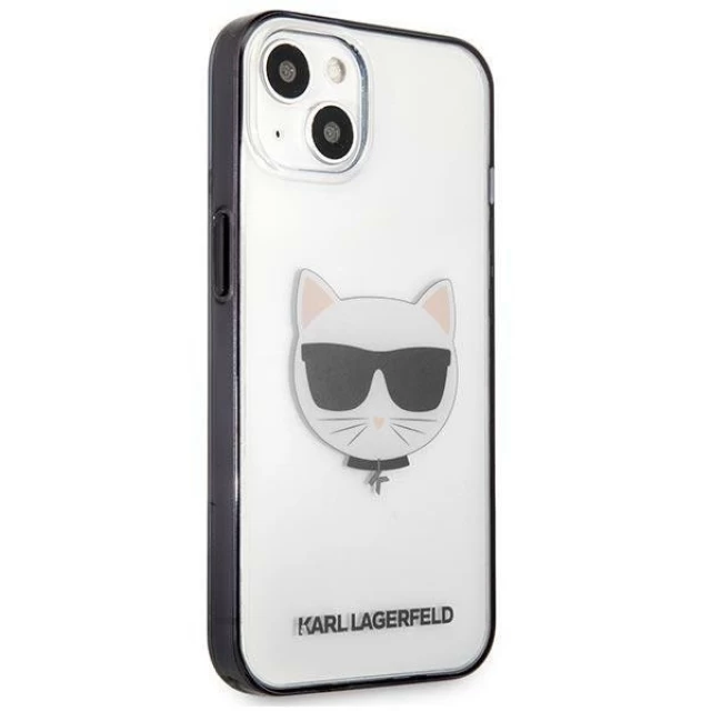 Чохол Karl Lagerfeld Iconic Choupette для iPhone 13 mini Transparent (KLHCP13SHCHCK)