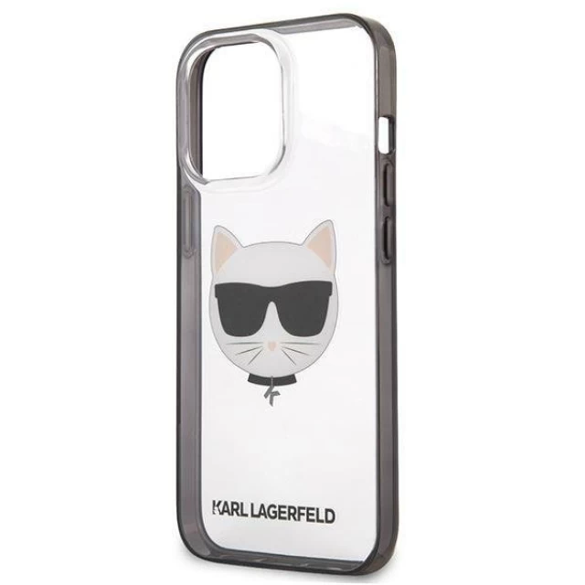 Чохол Karl Lagerfeld Iconic Choupette для iPhone 13 Pro Max Transparent (KLHCP13XHCHCK)