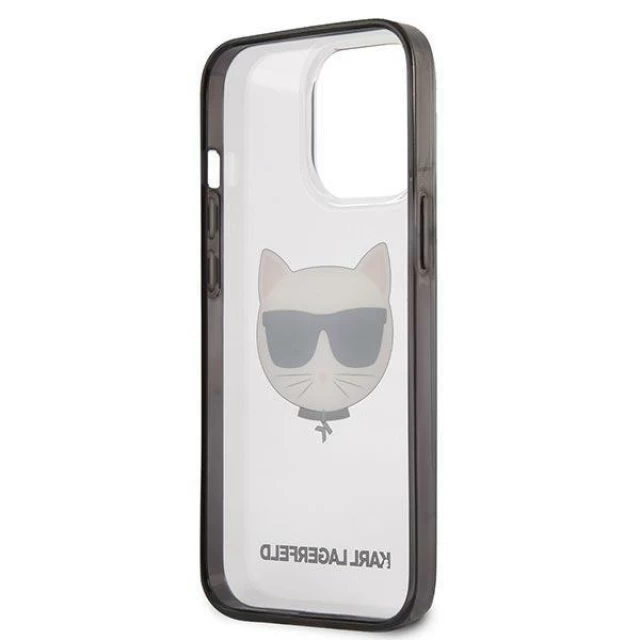 Чехол Karl Lagerfeld Iconic Choupette для iPhone 13 Pro Max Transparent (KLHCP13XHCHCK)