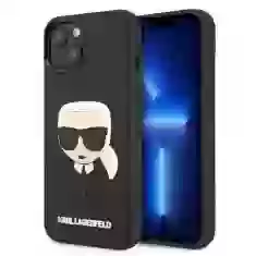 Чехол Karl Lagerfeld Karl's Head для iPhone 13 mini Black (KLHCP13SKH3DBK)