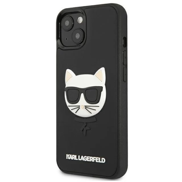 Чехол Karl Lagerfeld Rubber Choupette для iPhone 13 mini Black (KLHCP13SCH3DBK)