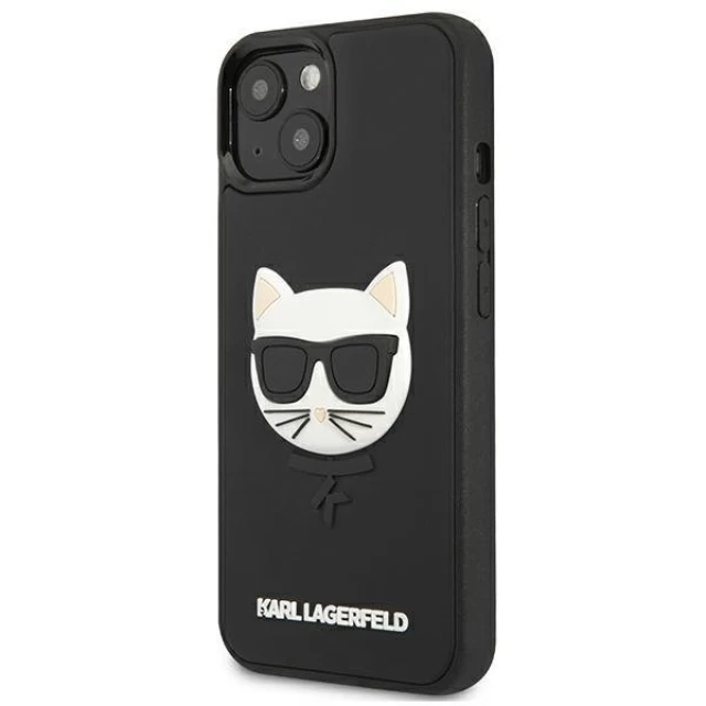 Чехол Karl Lagerfeld Rubber Choupette для iPhone 13 Black (KLHCP13MCH3DBK)