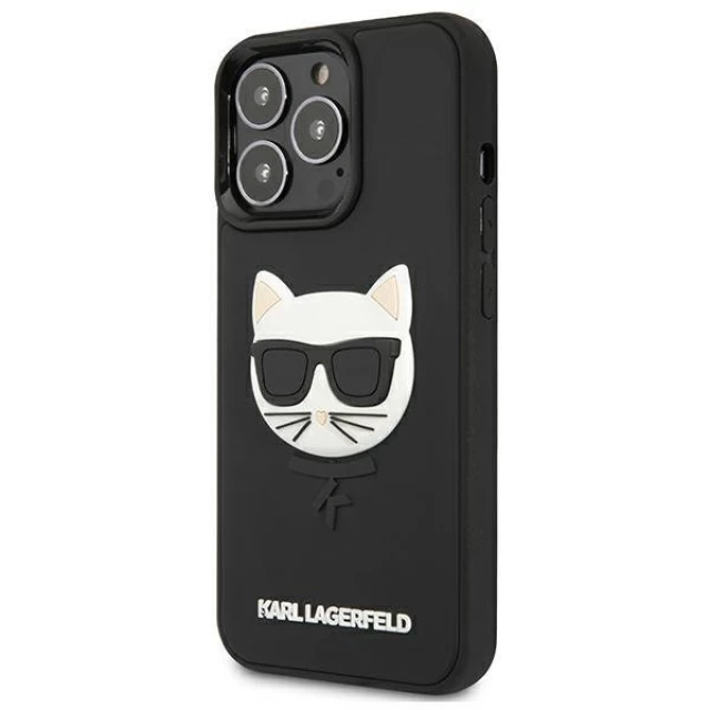 Чохол Karl Lagerfeld 3D Choupette для iPhone 13 Pro Black (KLHCP13LCH3DBK)