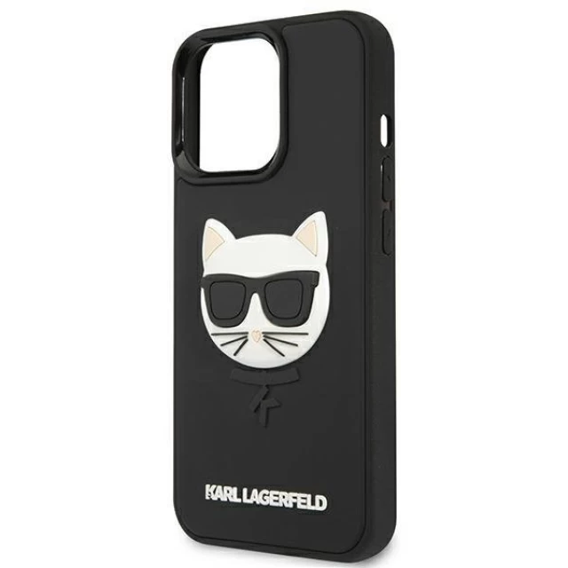 Чохол Karl Lagerfeld 3D Choupette для iPhone 13 Pro Black (KLHCP13LCH3DBK)