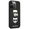 Чехол Karl Lagerfeld Saffiano Iconic Karl and Choupette для iPhone 13 Pro Black (KLHCP13LSAKICKCBK)