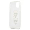 Чохол Karl Lagerfeld Glitter Karl's and Choupette для iPhone 13 Silver (KLHCP13MKCTUGLS)