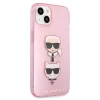 Чохол Karl Lagerfeld Glitter Karl's and Choupette для iPhone 13 Pink (KLHCP13MKCTUGLP)