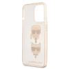 Чохол Karl Lagerfeld Glitter Karl's and Choupette для iPhone 13 Pro Gold (KLHCP13LKCTUGLGO)
