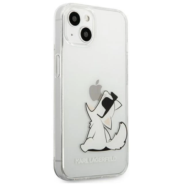 Чохол Karl Lagerfeld Choupette Fun для iPhone 13 mini Transparent (KLHCP13SCFNRC)