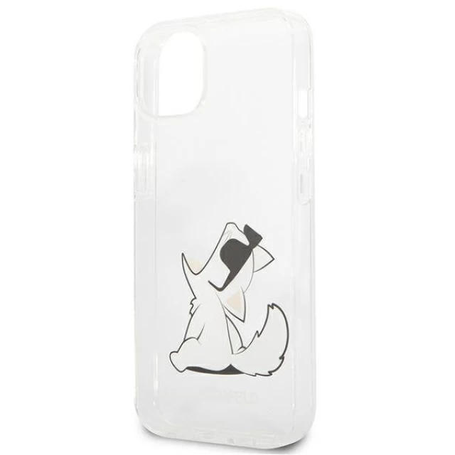 Чехол Karl Lagerfeld Choupette Fun для iPhone 13 mini Transparent (KLHCP13SCFNRC)