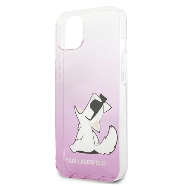 Чехол Karl Lagerfeld Choupette Fun для iPhone 13 mini Pink (KLHCP13SCFNRCPI)