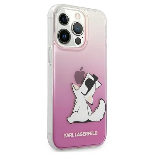 Чехол Karl Lagerfeld Choupette Fun для iPhone 13 Pro Pink (KLHCP13LCFNRCPI)