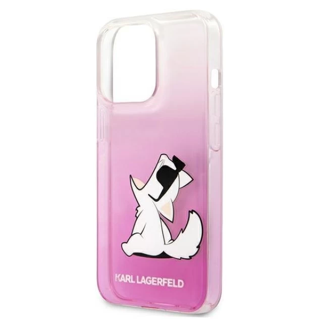 Чехол Karl Lagerfeld Choupette Fun для iPhone 13 Pro Pink (KLHCP13LCFNRCPI)