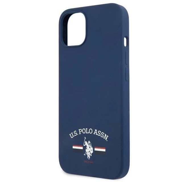 Чохол U.S. Polo Assn Silicone Collection для iPhone 13 Navy (USHCP13MSFGV)