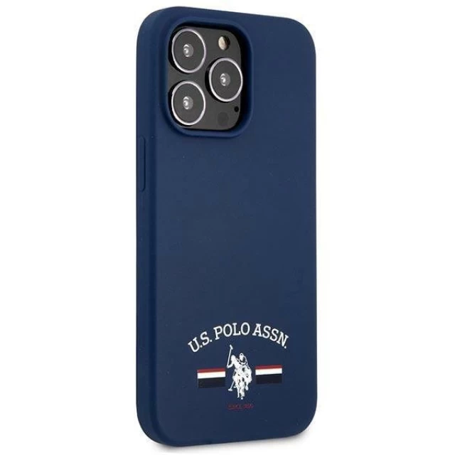 Чохол U.S. Polo Assn Silicone Collection для iPhone 13 | 13 Pro Navy (USHCP13LSFGV)