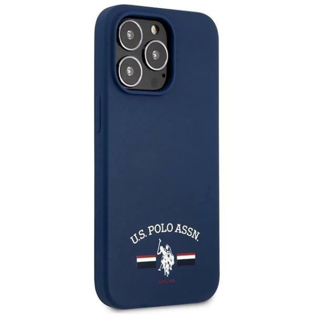 Чохол U.S. Polo Assn Silicone Collection для iPhone 13 Pro Max Navy (USHCP13XSFGV)