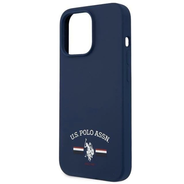 Чохол U.S. Polo Assn Silicone Collection для iPhone 13 Pro Max Navy (USHCP13XSFGV)