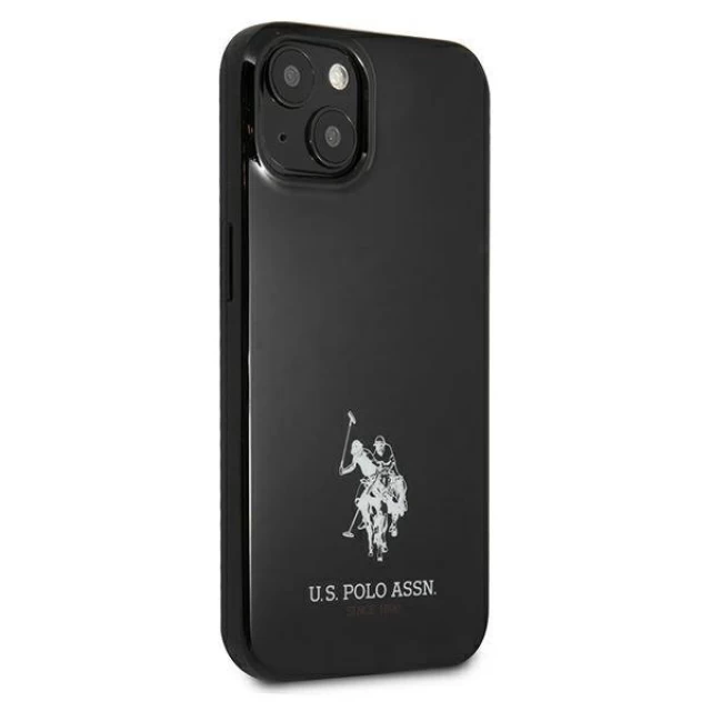 Чехол U.S. Polo Assn Horses Logo для iPhone 13 Black (USP000120)