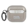 Чехол Karl Lagerfeld Glitter Karl's Head для AirPods 3 Black (KLA3UKHGK)