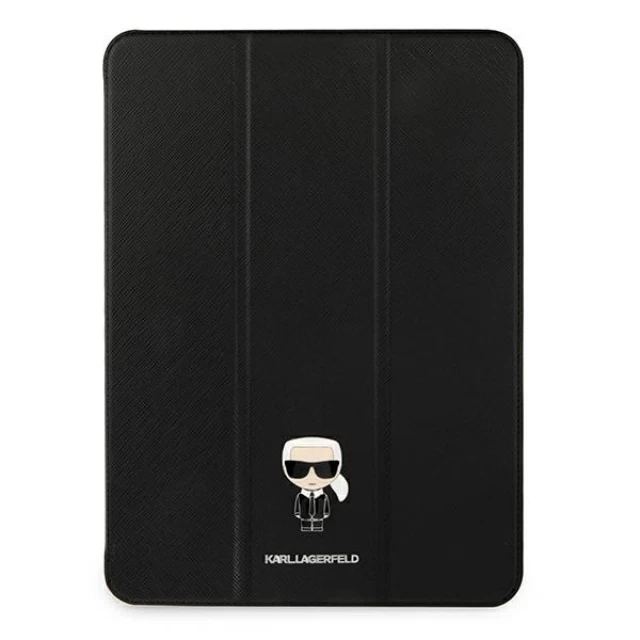 Чохол Karl Lagerfeld Saffiano Karl Iconic для iPad Pro 12.9 2021 Black (KLFC12OKMK)