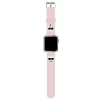 Ремешок Karl Lagerfeld Silicone Iconic Karl and Choupette Head для Apple Watch 49 | 45 | 44 | 42 mm Pink (KLAWLSLCKP)