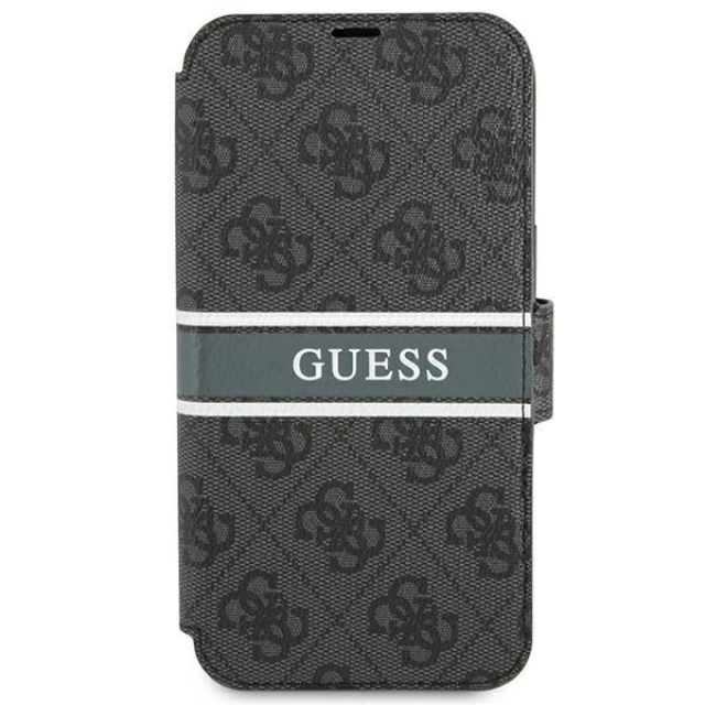 Чехол Guess 4G Stripe для iPhone 13 mini Grey (GUBKP13S4GDGR)